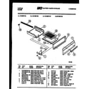 Tappan 72-7657-23-03 broiler drawer parts diagram