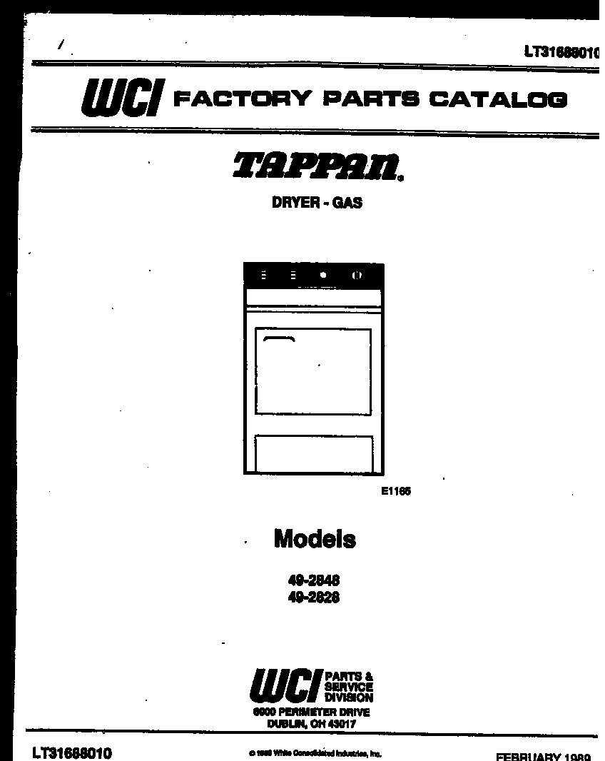 Tappan 49-2848-23-01 null diagram