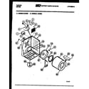 Tappan 49-2828-23-01 cabinet and component parts diagram