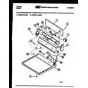 Tappan 49-2828-23-01 console and control parts diagram