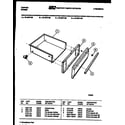 Tappan 72-3977-66-05 drawer parts diagram