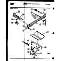Tappan 32-1014-00-01 burner, manifold and gas control diagram