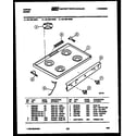 Tappan 32-1027-00-02 cooktop parts diagram