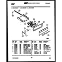Tappan 32-1027-00-02 broiler drawer parts diagram