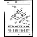 Tappan 32-2227-00-01 cooktop parts diagram