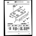 Tappan 30-2538-66-01 cooktop parts diagram
