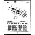 Tappan 30-2538-66-01 broiler drawer parts diagram