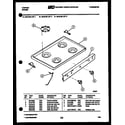 Tappan 30-2138-23-02 cooktop parts diagram