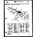 Tappan 30-2138-23-02 broiler drawer parts diagram