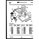 Tappan 13-3008-66-01 cooktop parts diagram