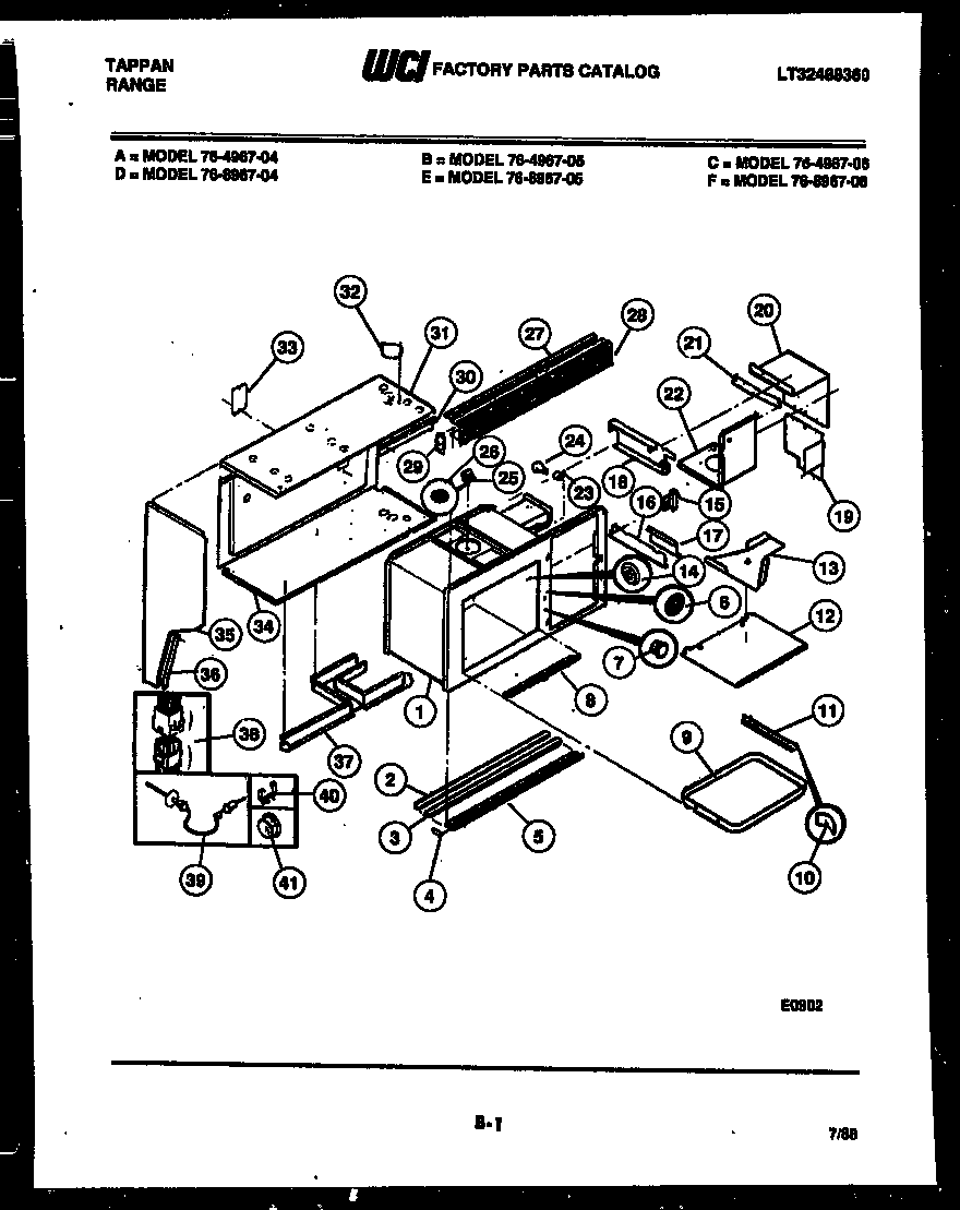 Tappan 76-8967-66-06 body parts diagram