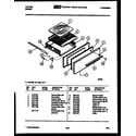 Tappan 32-1028-00-01 broiler drawer parts diagram