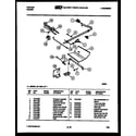Tappan 32-1028-00-01 burner parts diagram