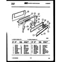 Tappan 30-6538-00-03 backguard diagram