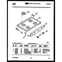Tappan 30-6538-00-03 cooktop parts diagram