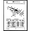 Tappan 30-6538-00-03 broiler drawer parts diagram