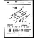 Tappan 30-2757-23-04 cooktop parts diagram