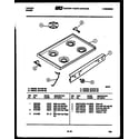 Tappan 30-2757-66-06 cooktop parts diagram