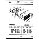 Tappan 30-2757-66-06 door parts diagram