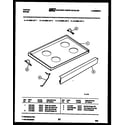 Tappan 31-3858-23-03 cooktop parts diagram