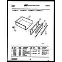Tappan 31-3858-23-03 drawer parts diagram