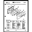 Tappan 11-1153-45-04 door parts diagram