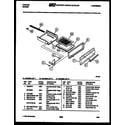 Tappan 30-3348-00-03 broiler drawer parts diagram