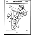Tappan 30-7348-66-03 burner, manifold and gas control diagram