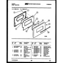 Tappan 11-6653-45-04 door parts diagram