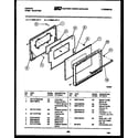 Tappan 11-6653-45-04 door parts diagram