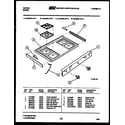Tappan 30-3978-66-01 cooktop parts diagram