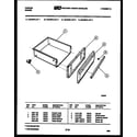 Tappan 30-3978-66-01 drawer parts diagram