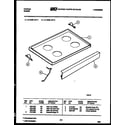 Tappan 31-3438-23-05 cooktop parts diagram