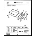 Tappan 31-3438-23-05 drawer parts diagram
