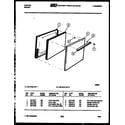 Tappan 32-1018-00-02 door parts diagram