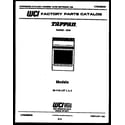 Tappan 32-1118-23-02 cover page diagram