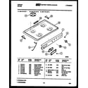 Tappan 32-1118-23-02 cooktop parts diagram