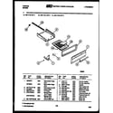 Tappan 32-1118-23-02 broiler drawer parts diagram