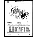 Tappan 30-7987-66-04 door parts diagram