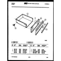Tappan 30-7987-66-04 drawer parts diagram