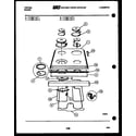 Tappan 77-4987-00-04 cooktop and broiler parts diagram
