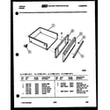 Tappan 77-8957-66-03 drawer parts diagram