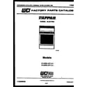 Tappan 31-6758-00-03 cover page diagram