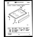 Tappan 31-6758-00-03 cooktop parts diagram