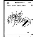 Tappan 31-7968-00-02 backguard and control parts diagram