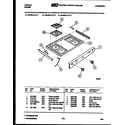 Tappan 30-2518-23-01 cooktop parts diagram