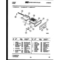 Tappan 30-2518-23-03 broiler drawer parts diagram