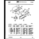 Tappan 76-4667-00-01 backguard parts diagram