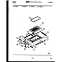 Tappan 76-4667-00-01 top and related parts diagram