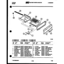Tappan 30-2238-23-02 broiler drawer parts diagram